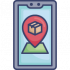 smartphone, navigation, destination, location, logistic, shipping, delivery@2x